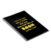 Carnet Blague de tortilla Boom drôle (Côté Droit)