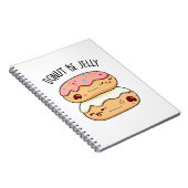 Carnet Blague drôle de beignet Ne sois pas jaloux  (Côté Droit)