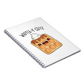 Carnet Blague drôle de gaufre Waffle-y  (Côté Droit)