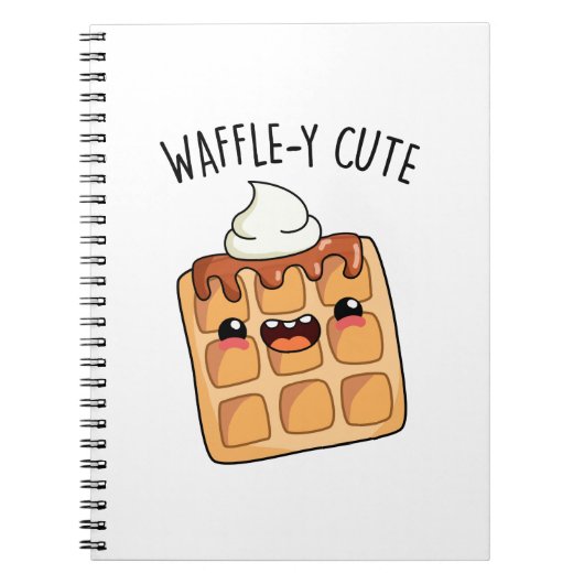 Carnet Blague drôle de gaufre Waffle-y  (Devant)