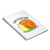 Carnet Blague drôle d'escargot Slime Feelin Good Funny Sn (Côté Droit)