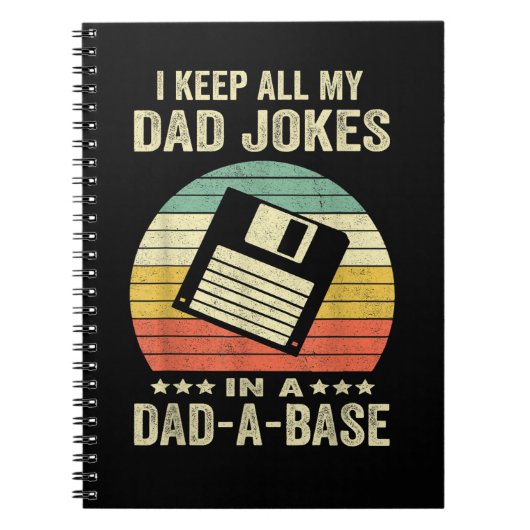 Carnet Blagues drôles de papa pour hommes dans dad-a-Base (Devant)