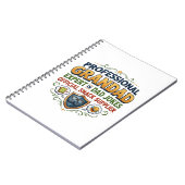 Carnet Blagues et snacks de grand-père professionnel (Côté gauche)