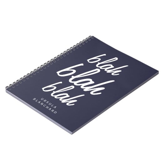 Carnet Blah Blah (Côté gauche)