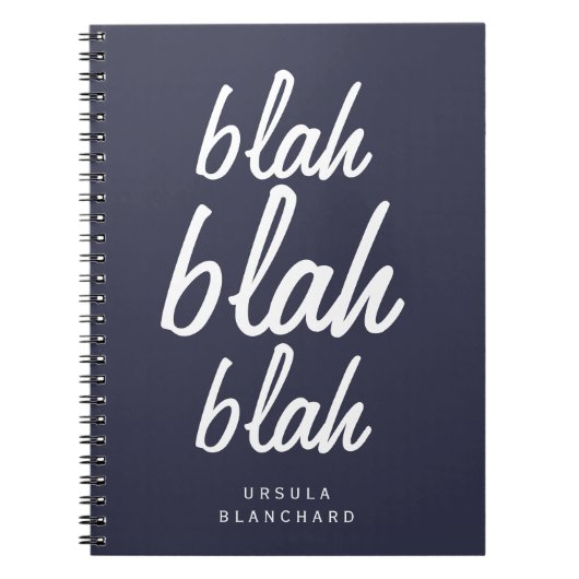 Carnet Blah Blah (Devant)