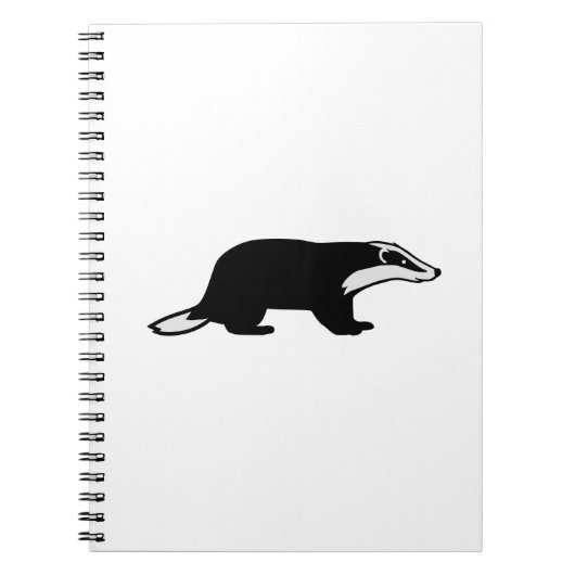 Carnet Blaireau de miel (Devant)