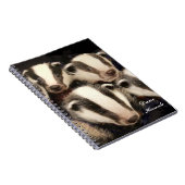 Carnet Blaireau mignon CUB (Côté Droit)