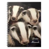 Carnet Blaireau mignon CUB (Devant)