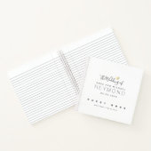 Carnet blanc comme livre d'or Mariage (Intérieur)