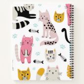 Carnet Blanc de chat (Dos)