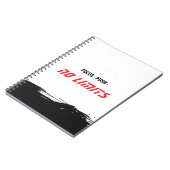 Carnet Blanc de Fitness Motivationnel (Côté gauche)