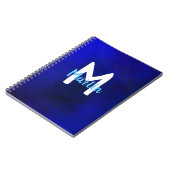 Carnet Blanc Et Bleu (Côté gauche)