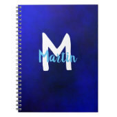 Carnet Blanc Et Bleu (Devant)