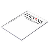 Carnet blanc HWE-NE pour événements 25/06 (Côté gauche)