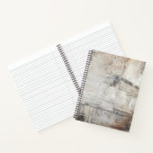 Carnet Blanc noir et bronze (Intérieur)