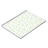 Carnet blanc, vert, Musical+ Note, luxe, or, royal, (Côté gauche)