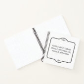 Carnet BLANC Votre Design Ici - (Intérieur)