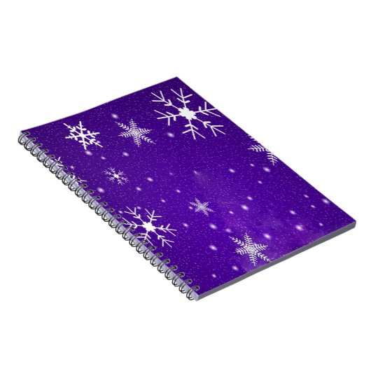 Carnet Blanche-Neige, Blue Purple Background (Côté Droit)