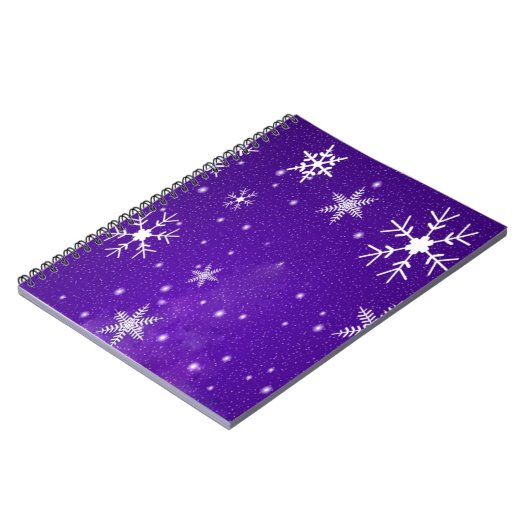 Carnet Blanche-Neige, Blue Purple Background (Côté gauche)