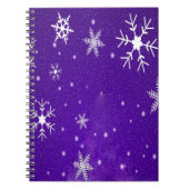 Carnet Blanche-Neige, Blue Purple Background (Devant)
