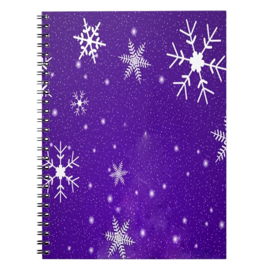Carnet Blanche-Neige, Blue Purple Background (Devant)