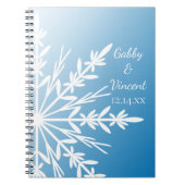 Carnet Blanche-Neige sur Blue Winter (Devant)