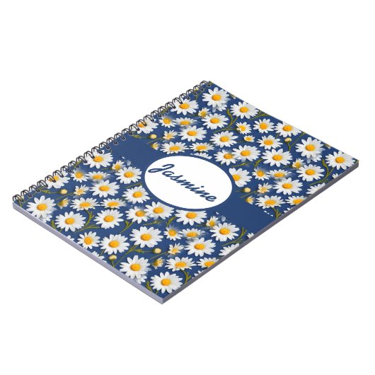 Carnet Blancs anglais sur bleu (Côté gauche)