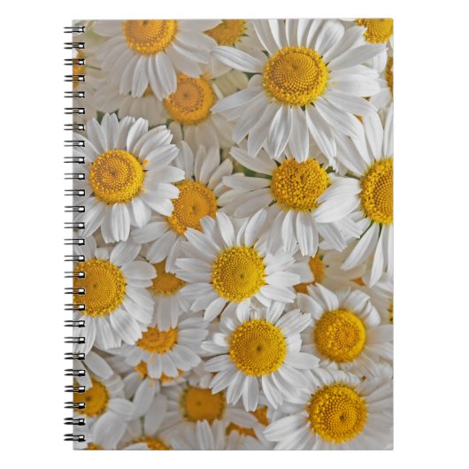 Carnet Blancs : Beau Arrière - plan Floral (Devant)
