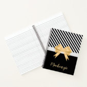 Carnet Blancs noirs Goldem Bow (Intérieur)