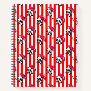 Carnet Blancs rouges mignons