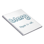 Carnet blarg. (Côté Droit)