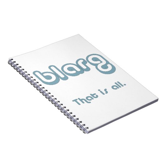 Carnet blarg. (Côté Droit)