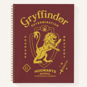 Carnet Blason de GRYFFONDOR™ Détermination Courage Bravou