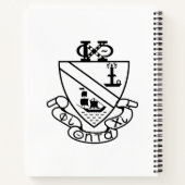 Carnet Blason de Phi Chi Theta | N&B (Dos)