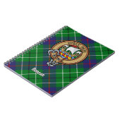 Carnet Blason du clan Duncan sur tartan (Côté gauche)