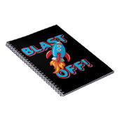 Carnet Blast Off Rocket Ship (Côté Droit)