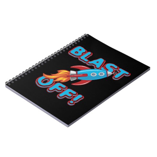Carnet Blast Off Rocket Ship (Côté gauche)