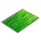 Carnet Blé vert vibrant frais (Côté gauche)