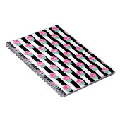 Carnet Bleck et Withe cool tendance, Cup Cakes (Côté Droit)