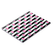 Carnet Bleck et Withe cool tendance, Cup Cakes (Côté gauche)