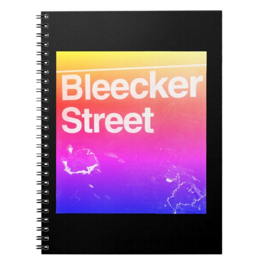 Carnet Bleecker Street, Greenwich Village, Manhattan NYC (Devant)