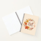 Carnet Blessures d'automne - Feuilles d'automne et couron (Intérieur)