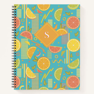 Carnet Bleu 80's Citrus Fruit Slices