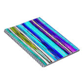 Carnet Bleu Abstrait bandes 606 (Côté Droit)