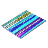 Carnet Bleu Abstrait bandes 606 (Côté gauche)