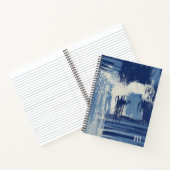 Carnet Bleu Abstrait et ivoire (Intérieur)