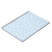 CARNET BLEU AVEC BLANC DÉLIVRÉ LES COEURS D'AMOUR (Côté gauche)