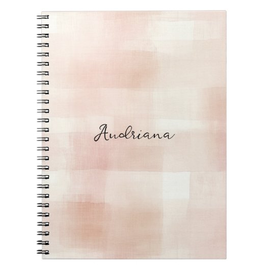 Carnet Bleu - Bandes Plaid (Devant)