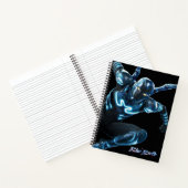 Carnet Bleu Beetle Leaping Caractère Art (Intérieur)