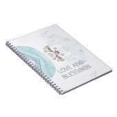 Carnet Bleu Bleu Bleu Botanique abstrait (Côté Droit)